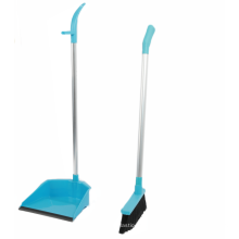 Long handle broom and dustpan set for household cleaning